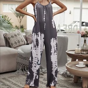 Slant Pocket Cami Jumpsuit